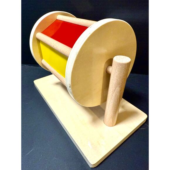 Lovevery Spinning Rainbow Montessori Wooden Toy 5-6 months rattles sensory - Picture 5 of 6